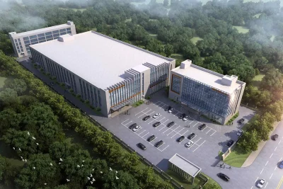 Aerial View of Maxson Factory