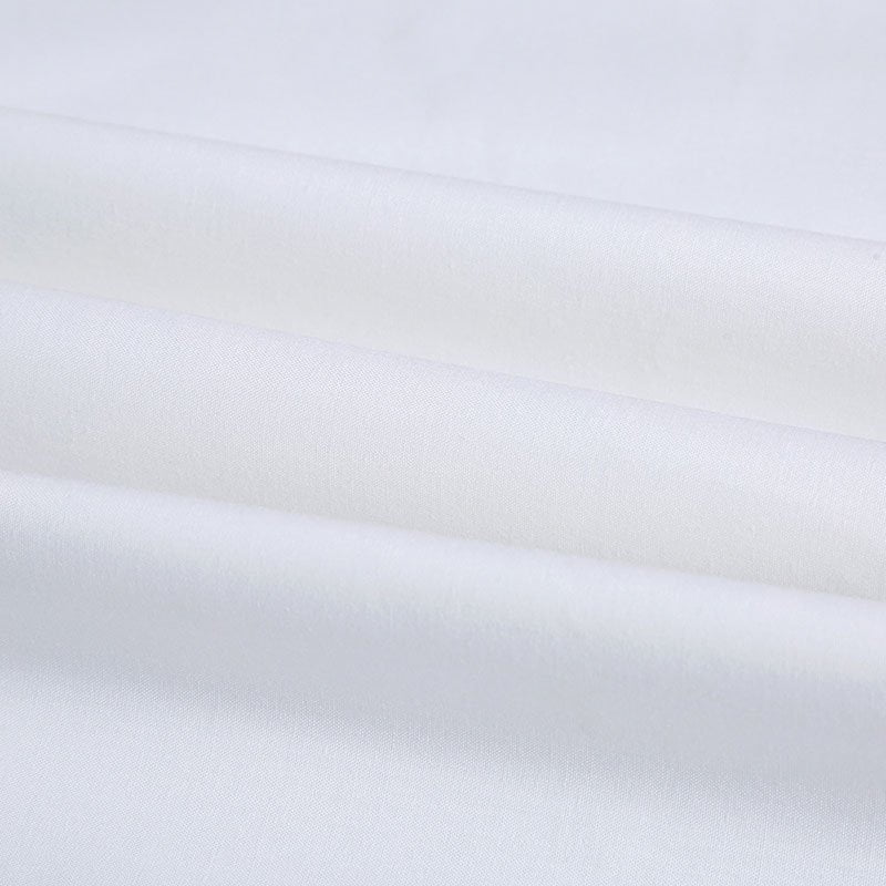 Solid White Purified Cotton Tabby Fabric - Maxson Textile
