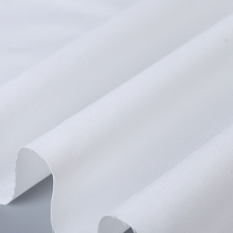 White Polycotton Percale Weave Feather Proof Fabric - Maxson Textile