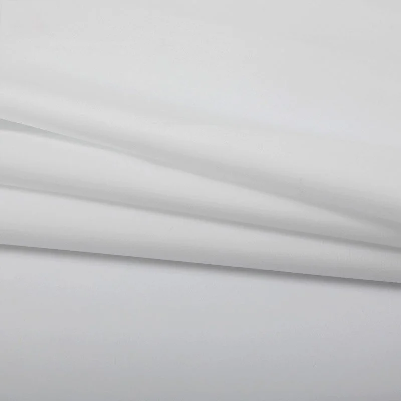 Mx2107 40s T220 Solid White Polycotton Plain Weave Tc Fabric 02