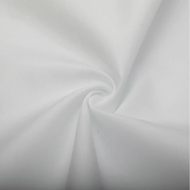 Mx2107 40s T220 Solid White Polycotton Plain Weave Tc Fabric 04