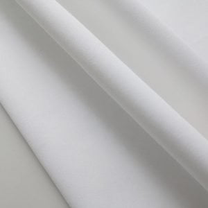 Mx2109 40s T250 Optic White Satin Weave Cvc Polycotton Fabric 01