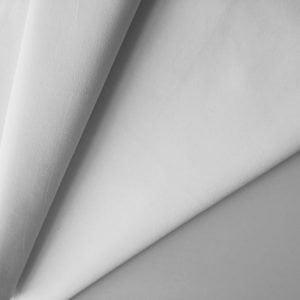 Mx2117 80s T400 Spi Lustrous Pure Cotton Sateen Weave Solid White Fabric 01