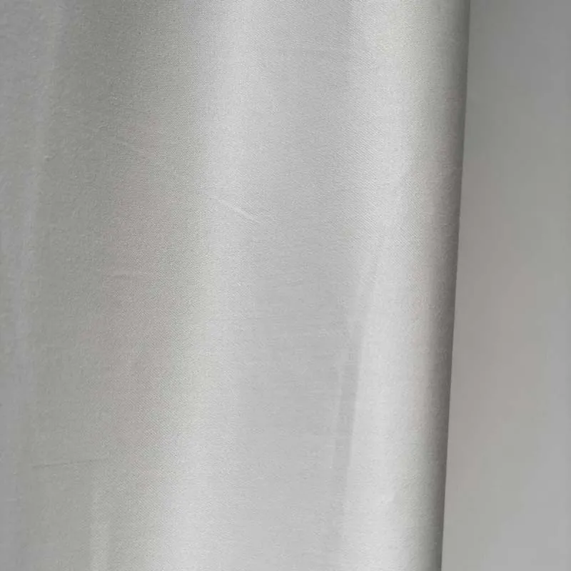 Mx2126 120s 2 Ply T400 Double Pick Insertion White Satin Weave Cotton Fabric 02