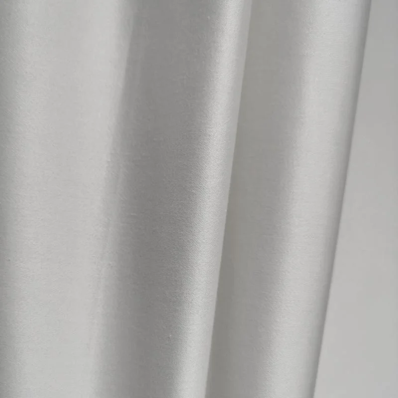Mx2126 120s 2 Ply T400 Double Pick Insertion White Satin Weave Cotton Fabric 04
