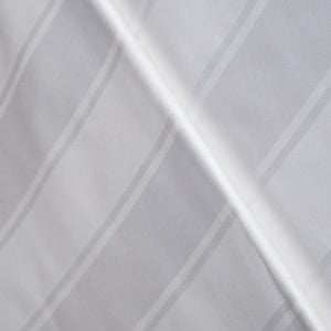 Mx2135 60s by 40s T300 White Unbalanced Grouped Stripes Cotton Fabric 01