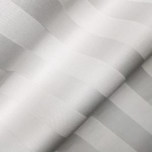 Mx2140 60s by 80s T400 White Combed Cotton Dpi 3cm Striped Satin Woven Fabric 01