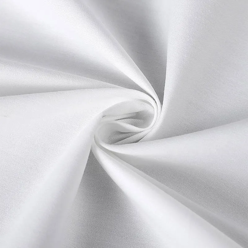 Mx2149 40s T205 Bleached White Diagonal Wale Textured Cotton Twill Fabric 04